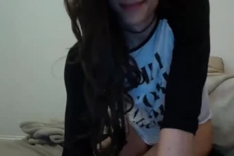 nice-looking Femboy cum flow