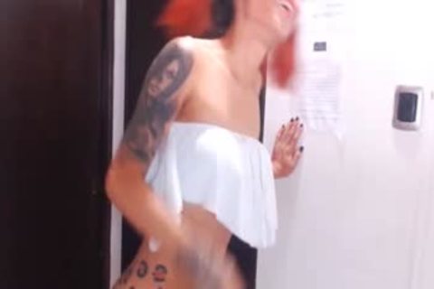 18yo Redhead t-girl Teasing