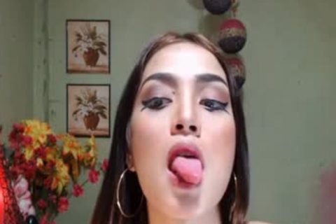 ladyboy Teasing you With Her 9 Inch sextoy