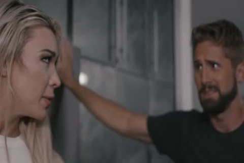 fine blond tgirl Aubrey Kate Gives Her chap ass plowing