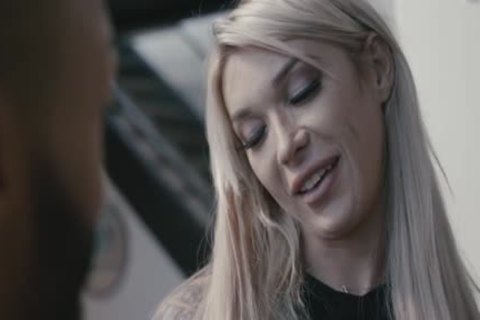 lustful shemale gets Her wet wazoo gangbanged By Her dark neighbor