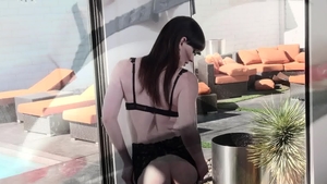 TransAngels.com: Caucasian brunette Natalie Mars fun with toys