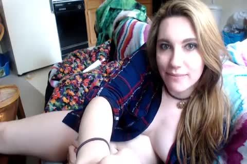 tranny wild As Hell undresses under Her webcam And jerk off