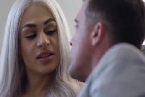 blonde shemale Eva Maxim wazoo Streched By A Bigdick