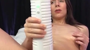 Voluptuous Trans Lady With Natural love mounds Maturbates With A Fleshlight