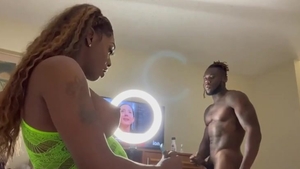 fine black Trans Fuckin And Suckin