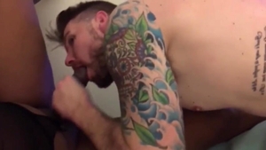 kinky sheboys Dominate Straight guy while His Girlfriend Films