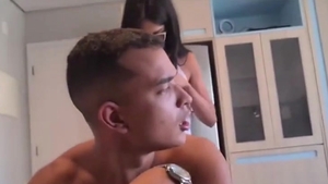 teen gets drilled By A delicious shemale