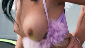 Trans Angels: Sneaky Blowjob for Distracted Dad